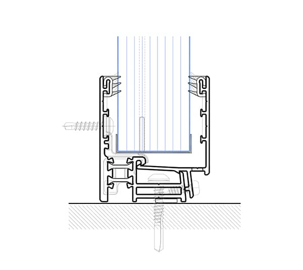 VF70 Glazing Profile